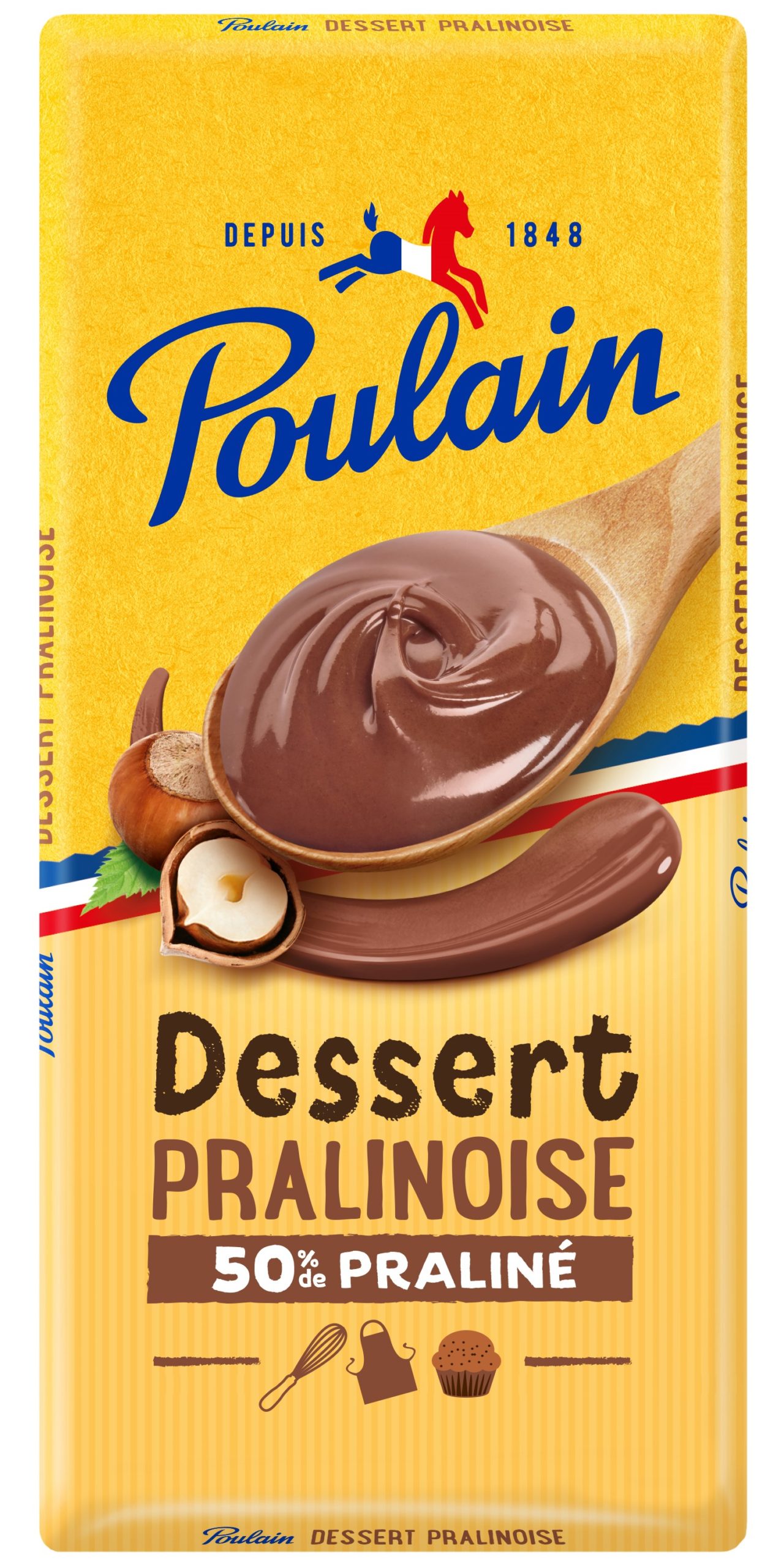 Poulain Pralinoise - Chocolat praliné 50%