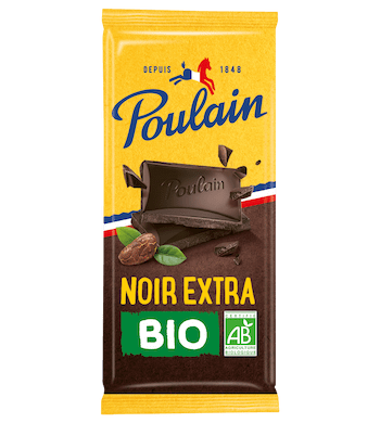 Chocolat Poulain Noir Extra Bio Chocolat Poulain