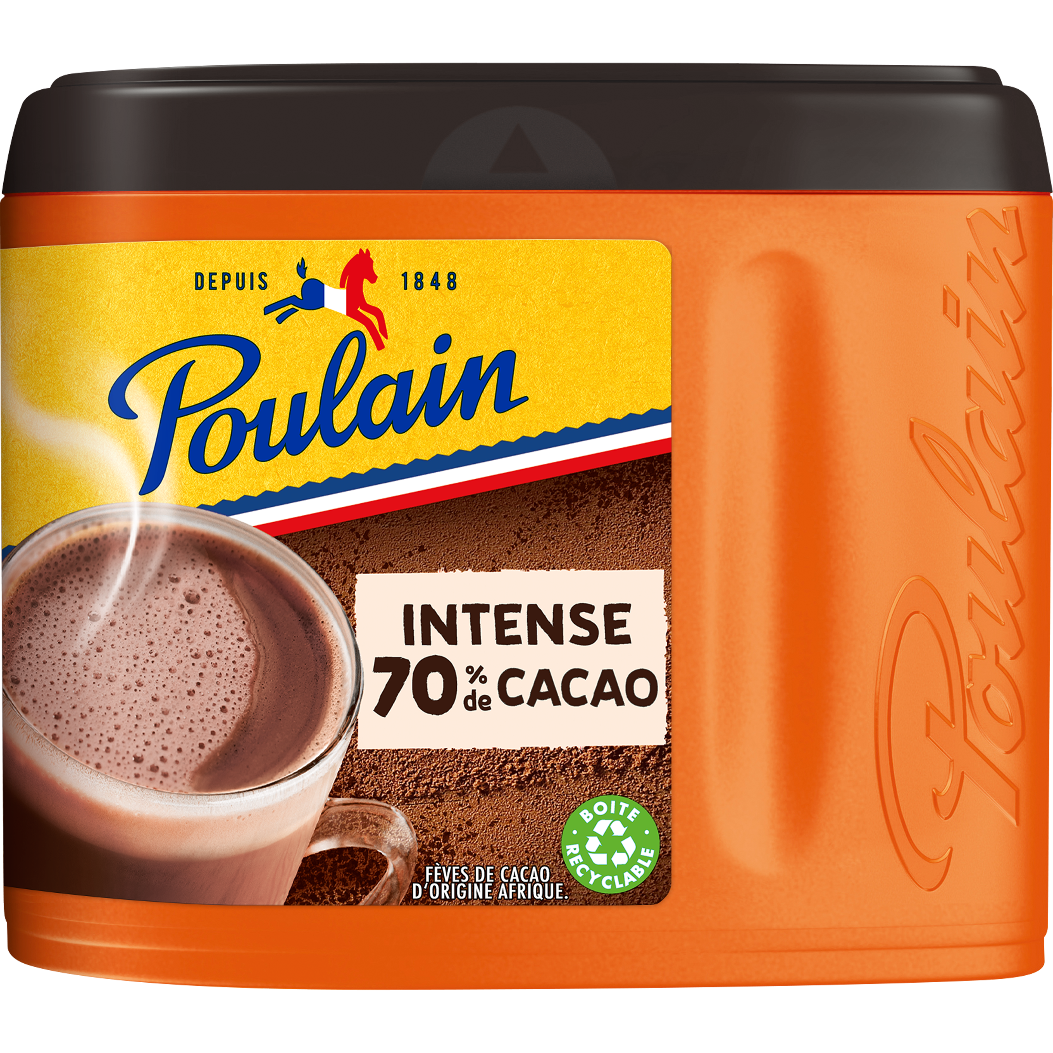 CHOCOLAT POULAIN,très grande enseigne Poulain,grand panneau